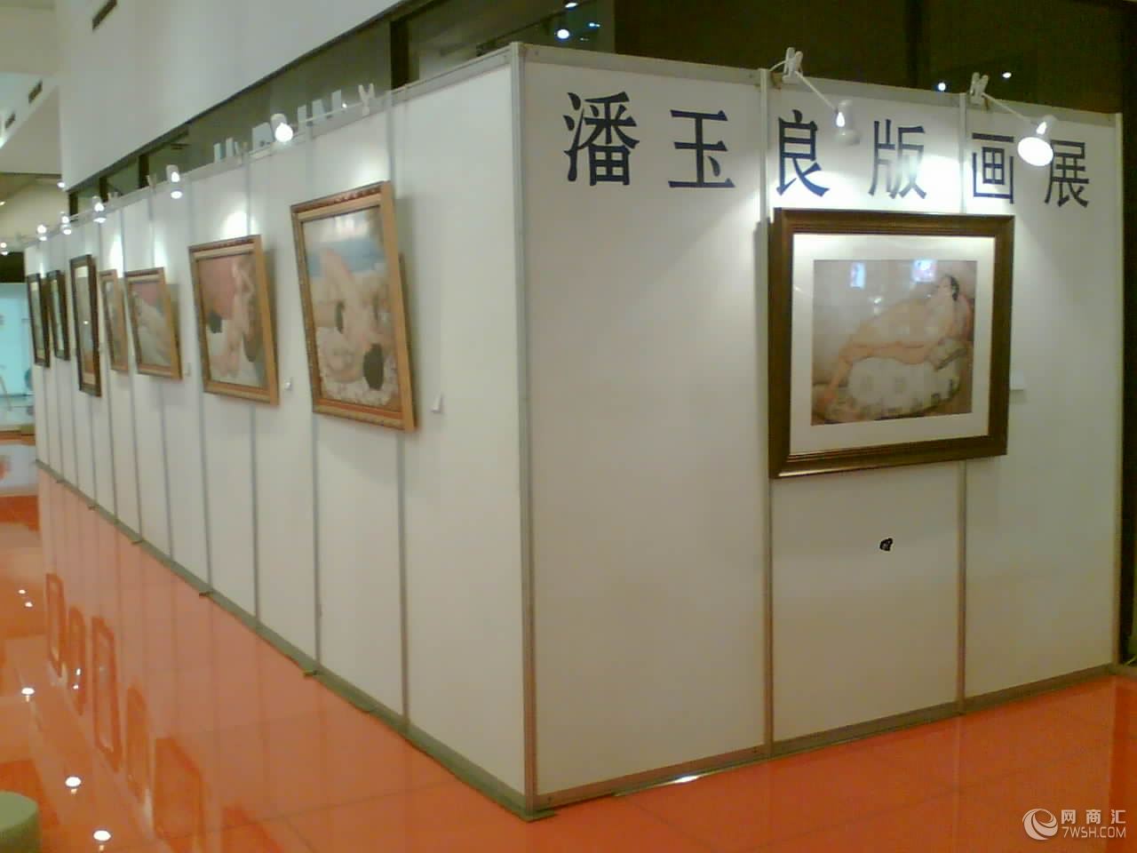 八棱柱挂画展板租赁,北京书画摄影展板租赁