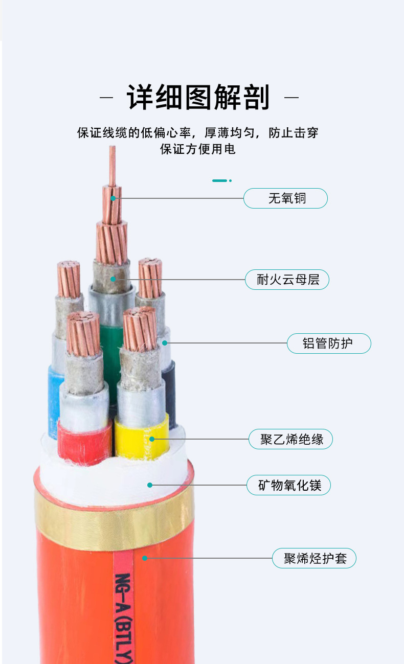 NG-A -0.6/1KV矿物绝缘电缆爬山虎线缆（天津）有限公司