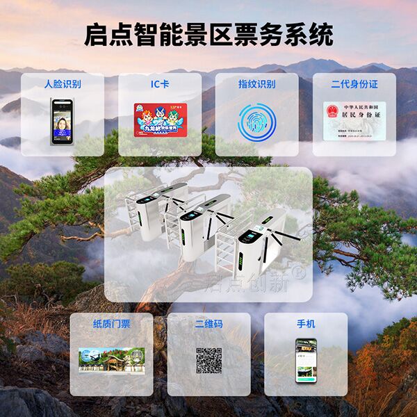 供应贵州智慧旅游云平台系统，六盘水景区闸机检票系统