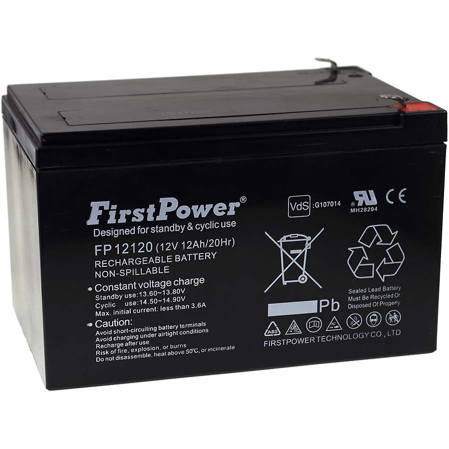 一电FirstPower蓄电池FP1270玩具车 电子秤蓄电池