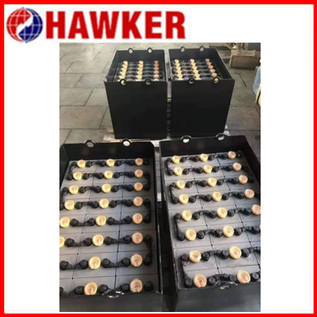 HAWKER叉车蓄电池电池6PzS840霍克牵引电池组AGV搬运小车48V840Ah原装银杉电池（山东）有限公司