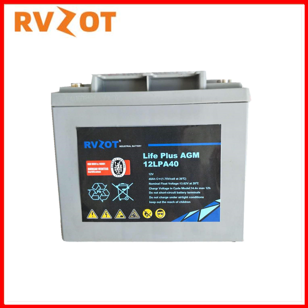 法国路盛蓄电池12V65AH/12LPA65免维护铅酸UPS 阀控密封式 RUZET