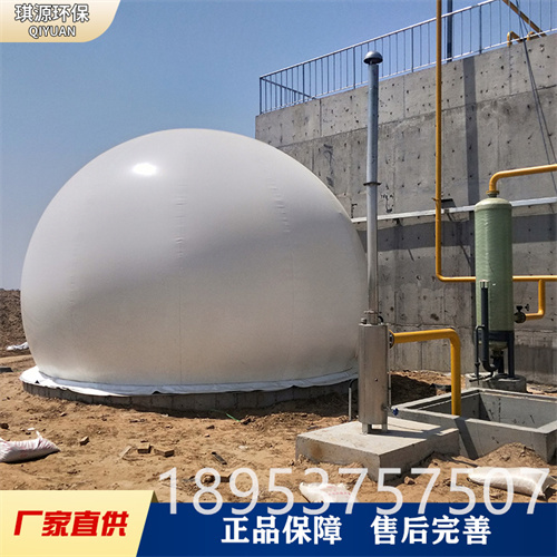 球形柔式双膜气柜 独立密封式沼气储气柜 PVDF干式双膜储气柜