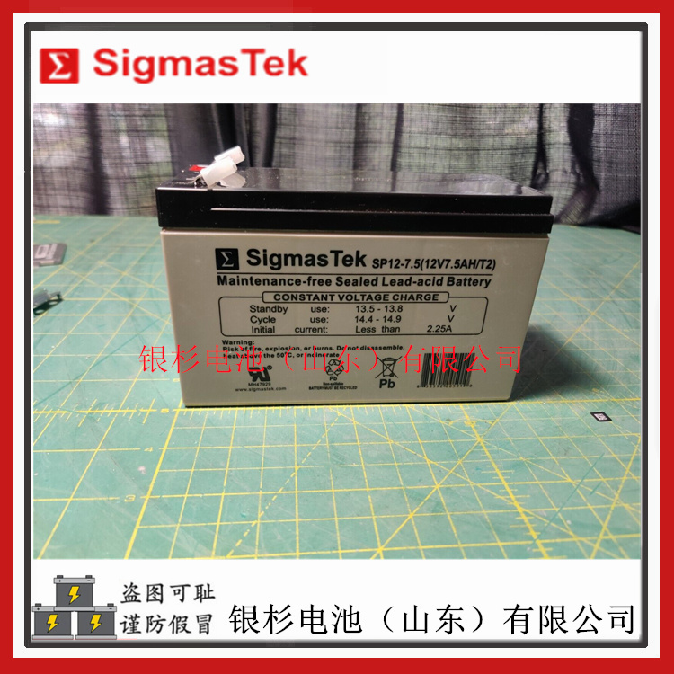 原装SigmasTek蓄电池SP12-35消防监控系统储能用12V-35AH铅酸电池