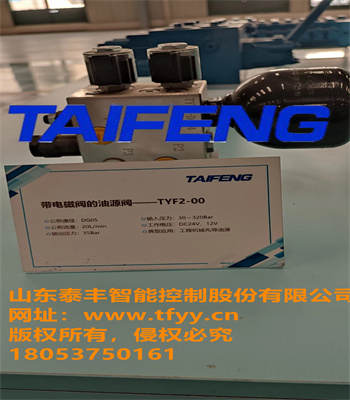 泰丰生产厂家供应TYF2-00油源阀