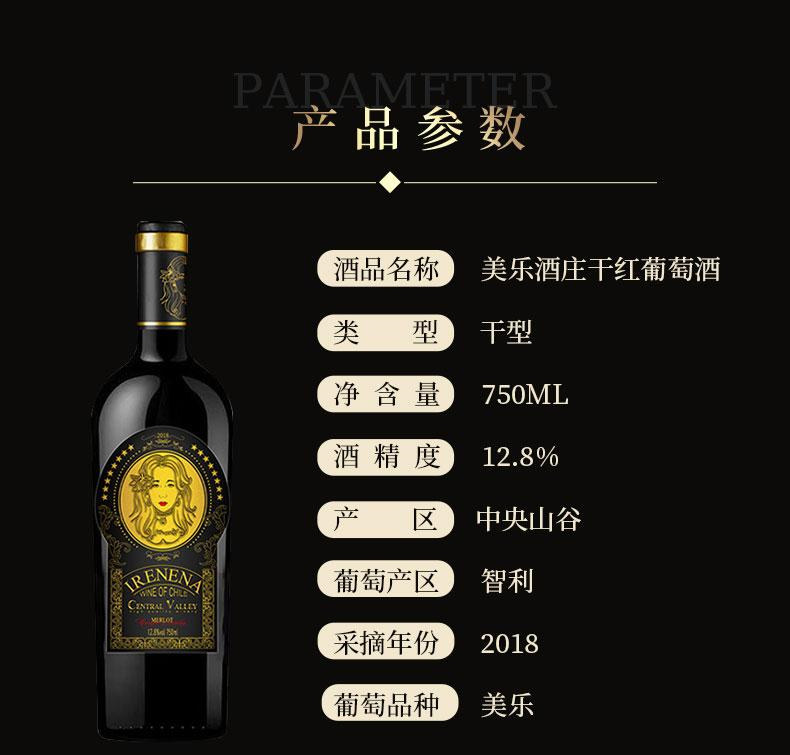 温碧霞IRENENA红酒品牌，美乐酒庄干红葡萄酒风味