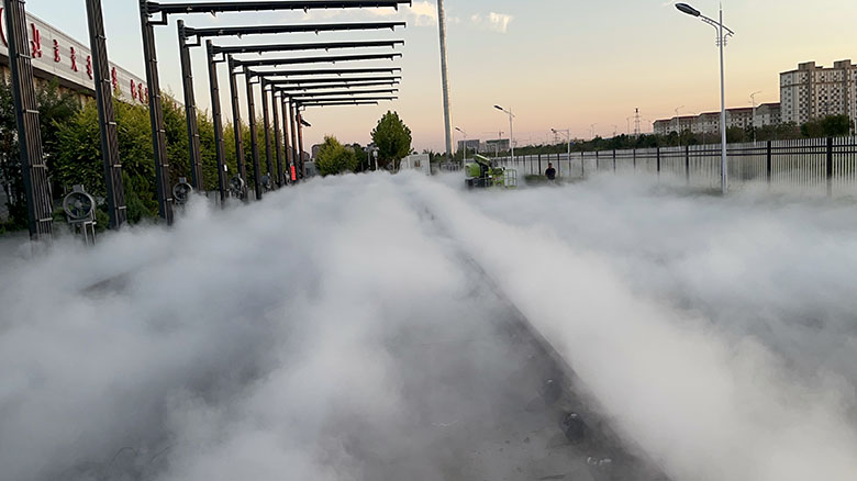 智慧轨道交通研发基地模拟降雨实验雨雾模拟系统