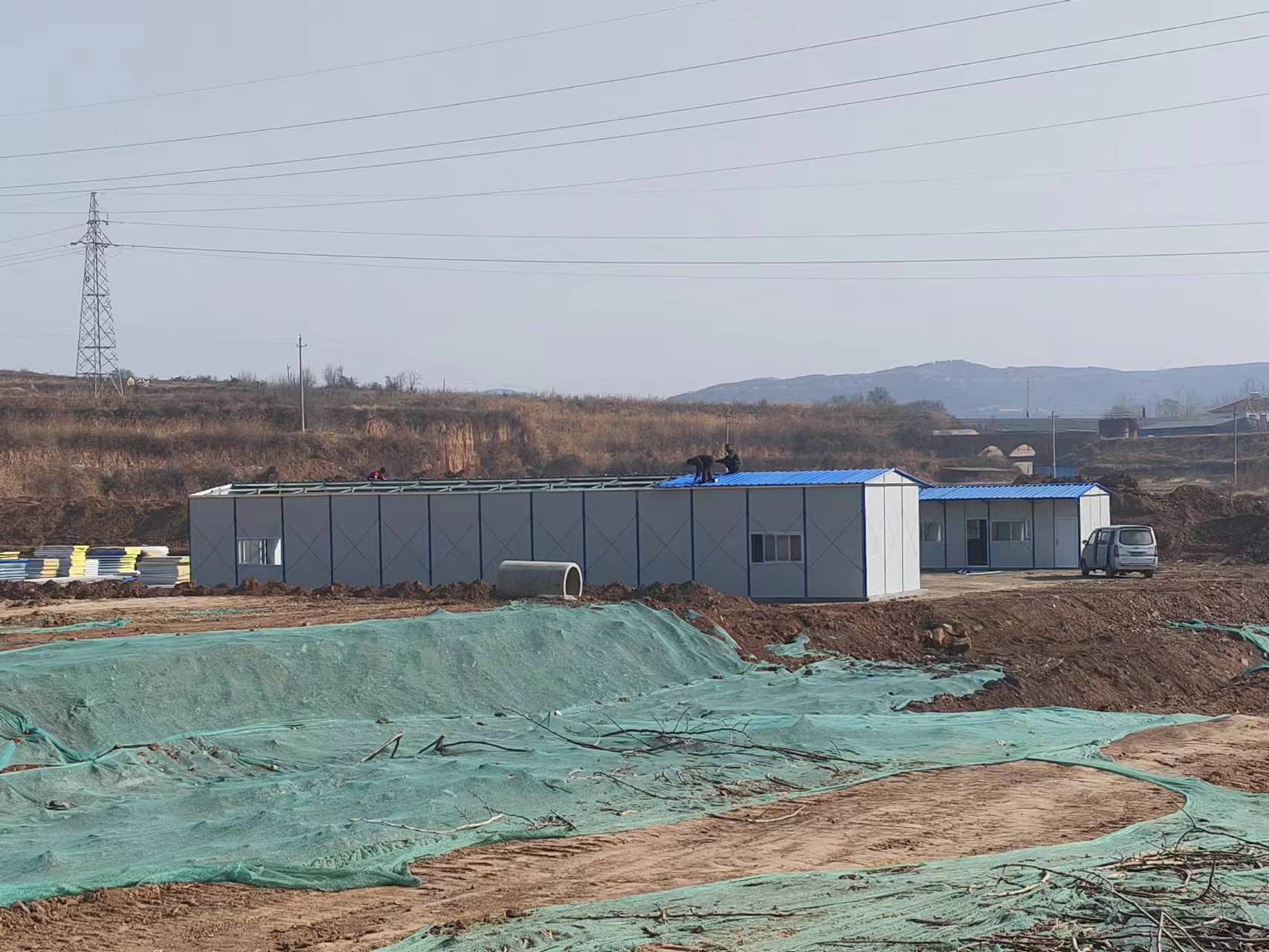 唐山祈虹搭建二层活动房 大批量河间彩钢房生产