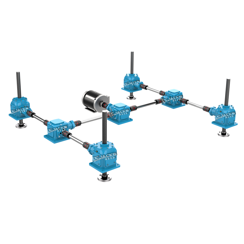 螺旋螺杆升降机 电机手轮手摇伞齿轮锥齿轮滚珠丝杆升降平台
