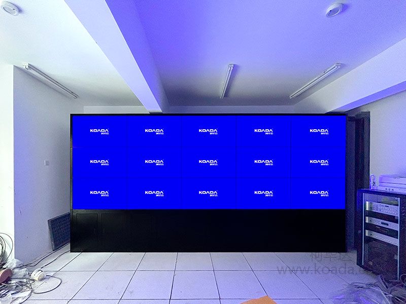 山东济宁液晶拼接屏 柯华达55寸大屏幕会议室电视墙