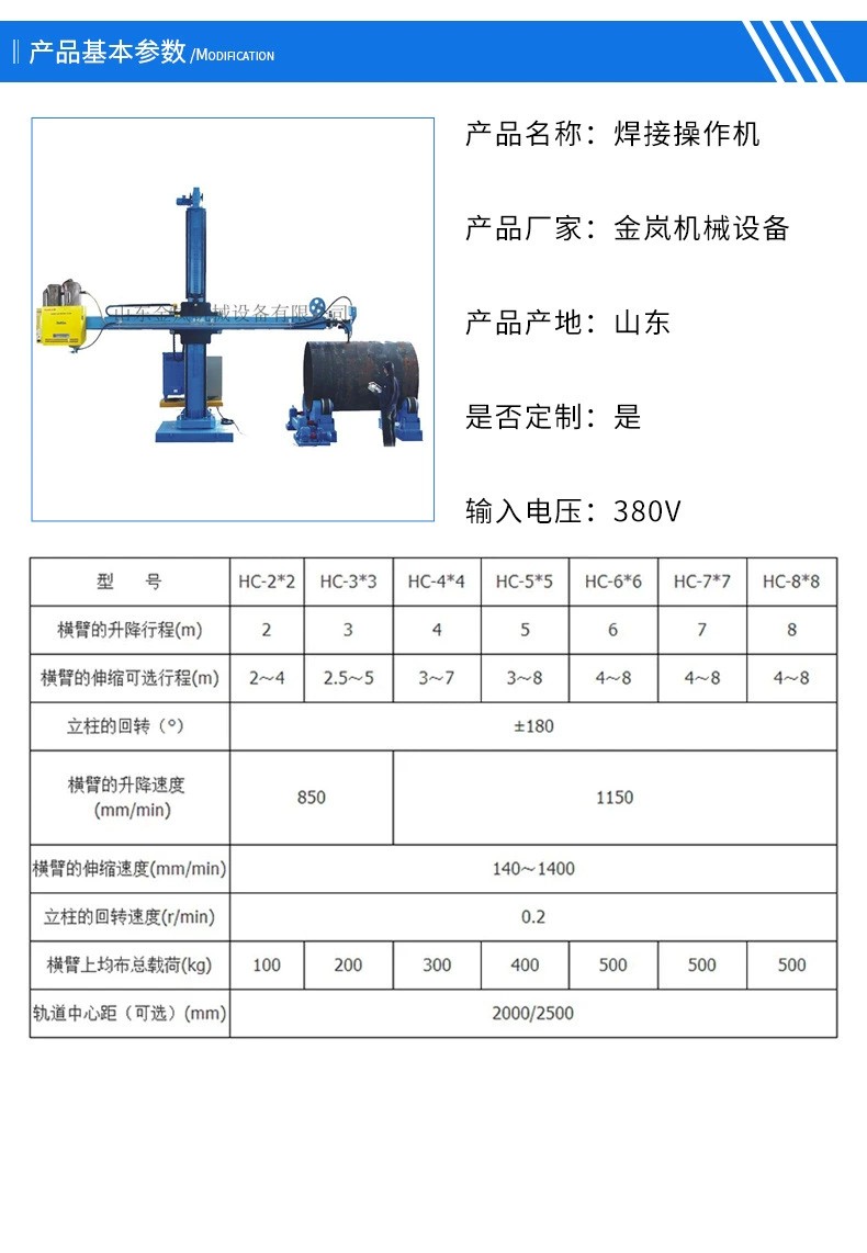 厂家供应，适用性广，耐用性强JLH-2X2操作机，山东金岚机械设备有限公司