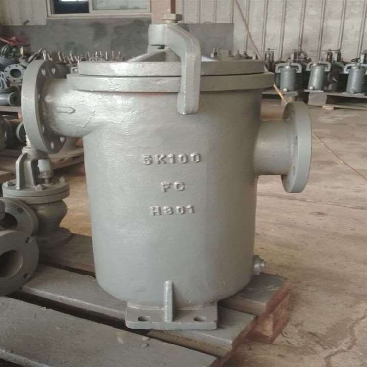 船用单式滤油器日标铸铁单联油滤器JIS F7209上海广利顺阀门制造有限公司