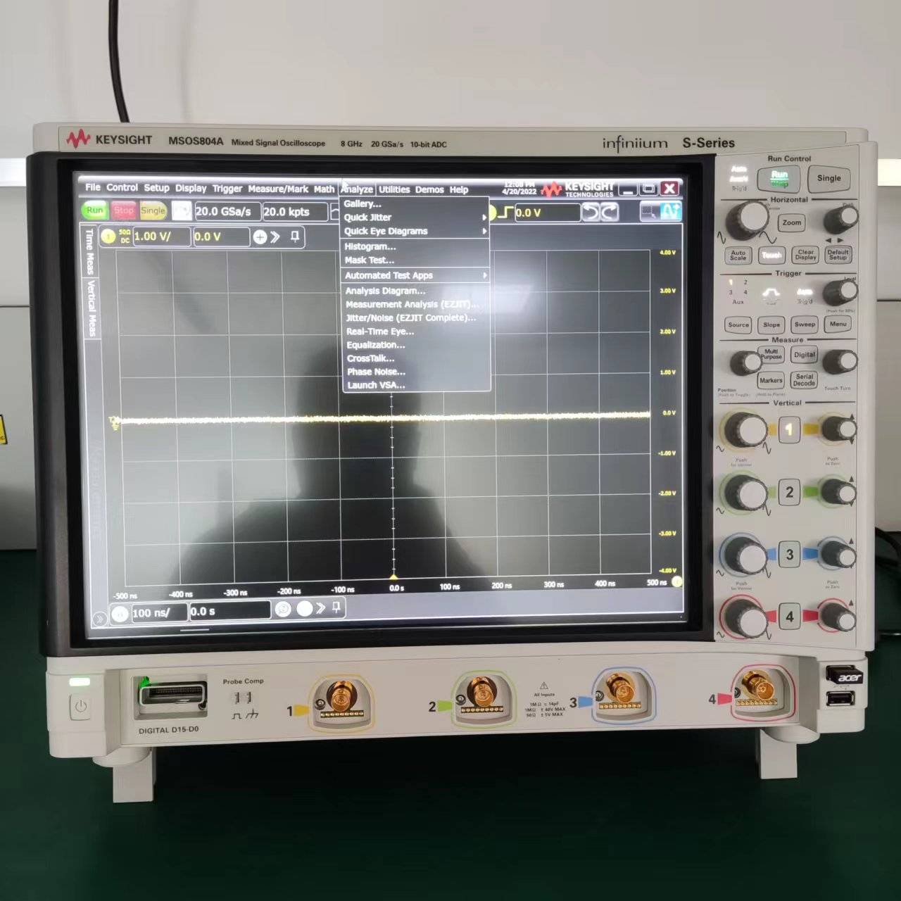 供应 KEYSIGHT是德 DSOS804A 高清晰度示波器