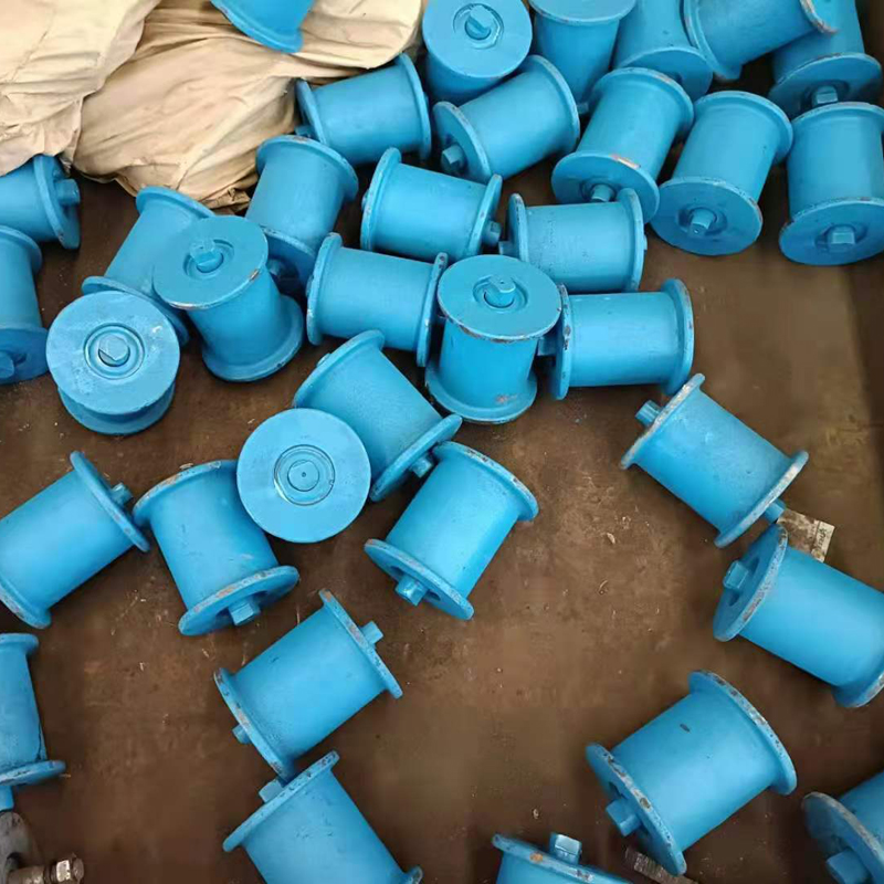煤矿无极绳绞车配件 托绳轮组件 平托轮组件铸钢托绳轮