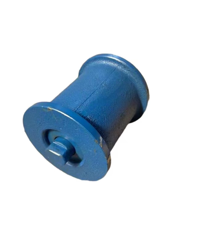 矿用无极绳绞车140*140托绳轮 铸钢地辊 托绳轮组加工定做