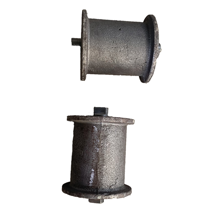 矿用无极绳绞车140*140托绳轮 铸钢地辊 托绳轮组加工定做