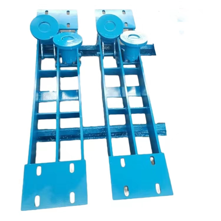 SQ-80无极绳绞车配件 900轨距副压绳轮组 45#钢加工 质量稳固