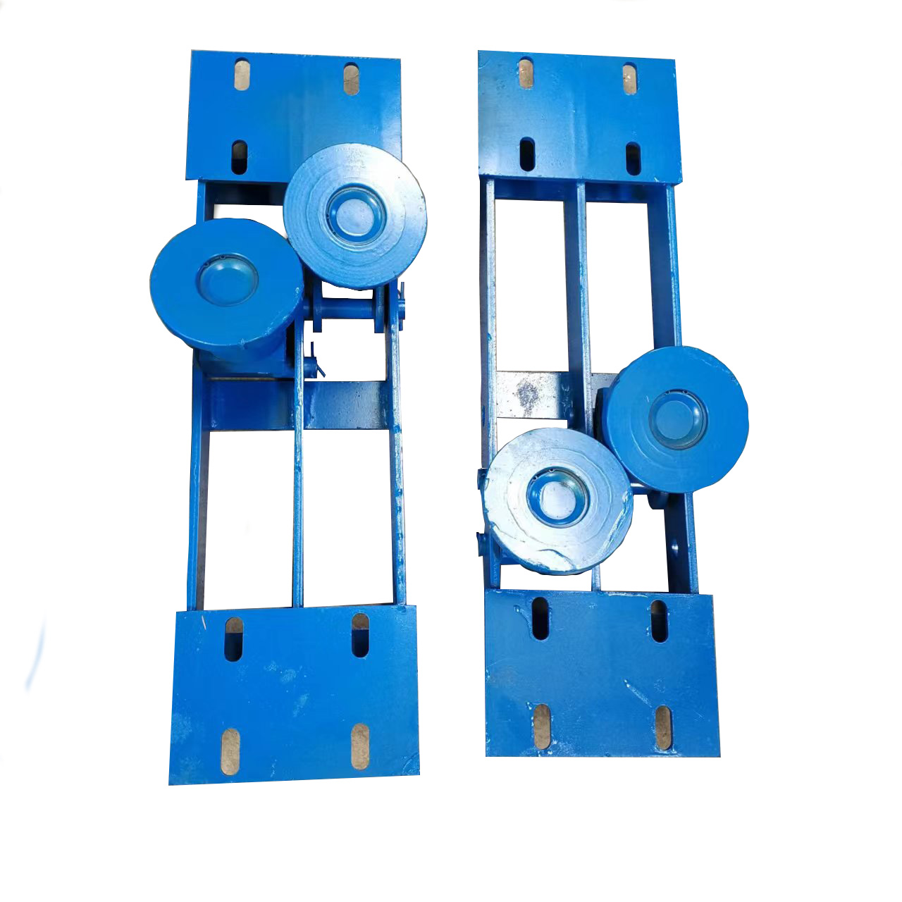 矿用无极绳绞车压绳轮组 副压绳轮组600轨距 井下绞车绳轮组厂家