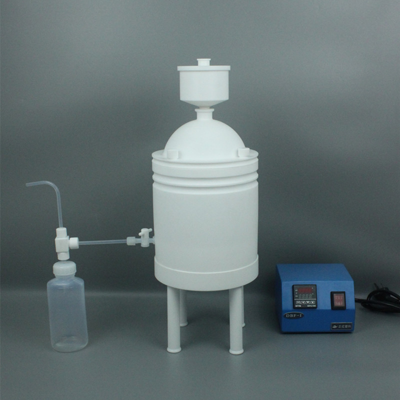 四氟酸纯化器宝塔型PTFE酸试剂提纯器耐腐蚀PID数显系统精准控温
