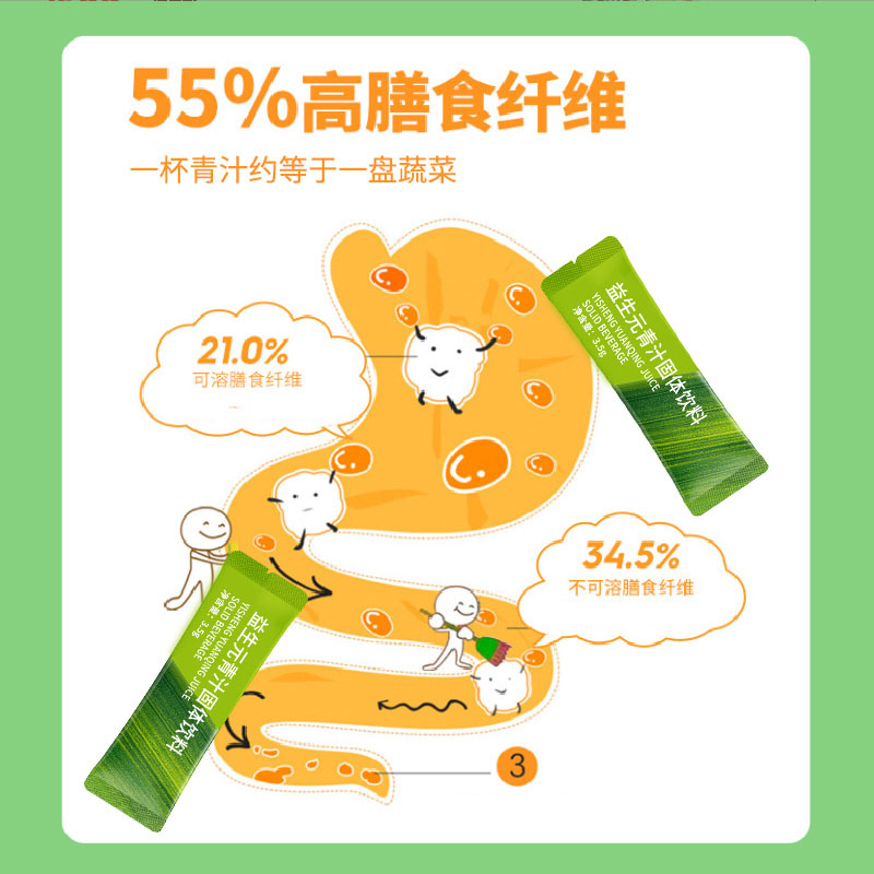 全优植物益生元青汁  OEM代加工贴牌定制山东海草星生物科技有限公司