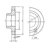 ASME/ANSI B16.5a 法兰