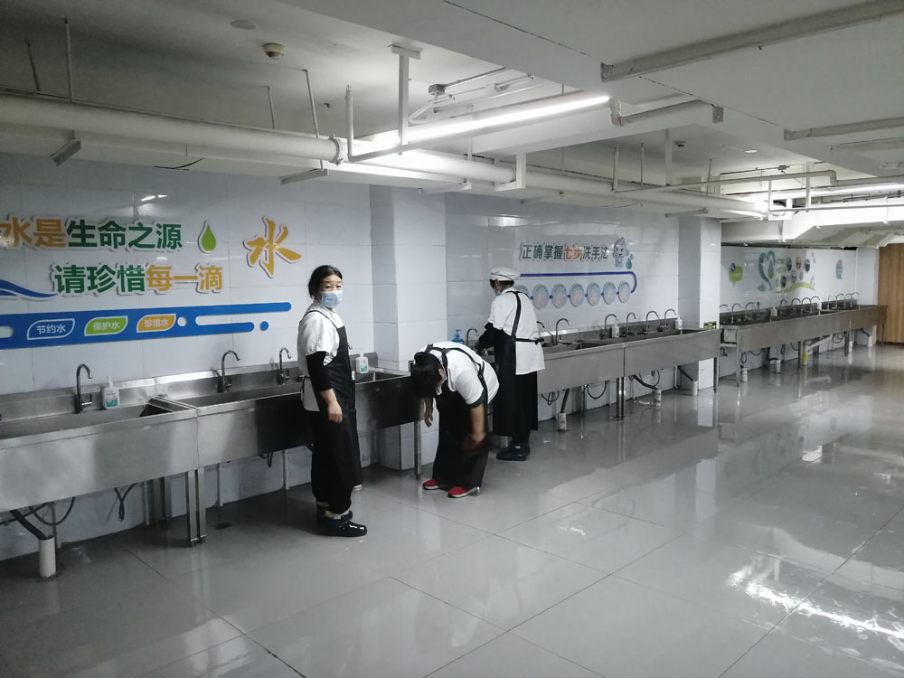 河南南阳学校食堂厨房工程案例展示南阳市盛华源酒店用品有限公司