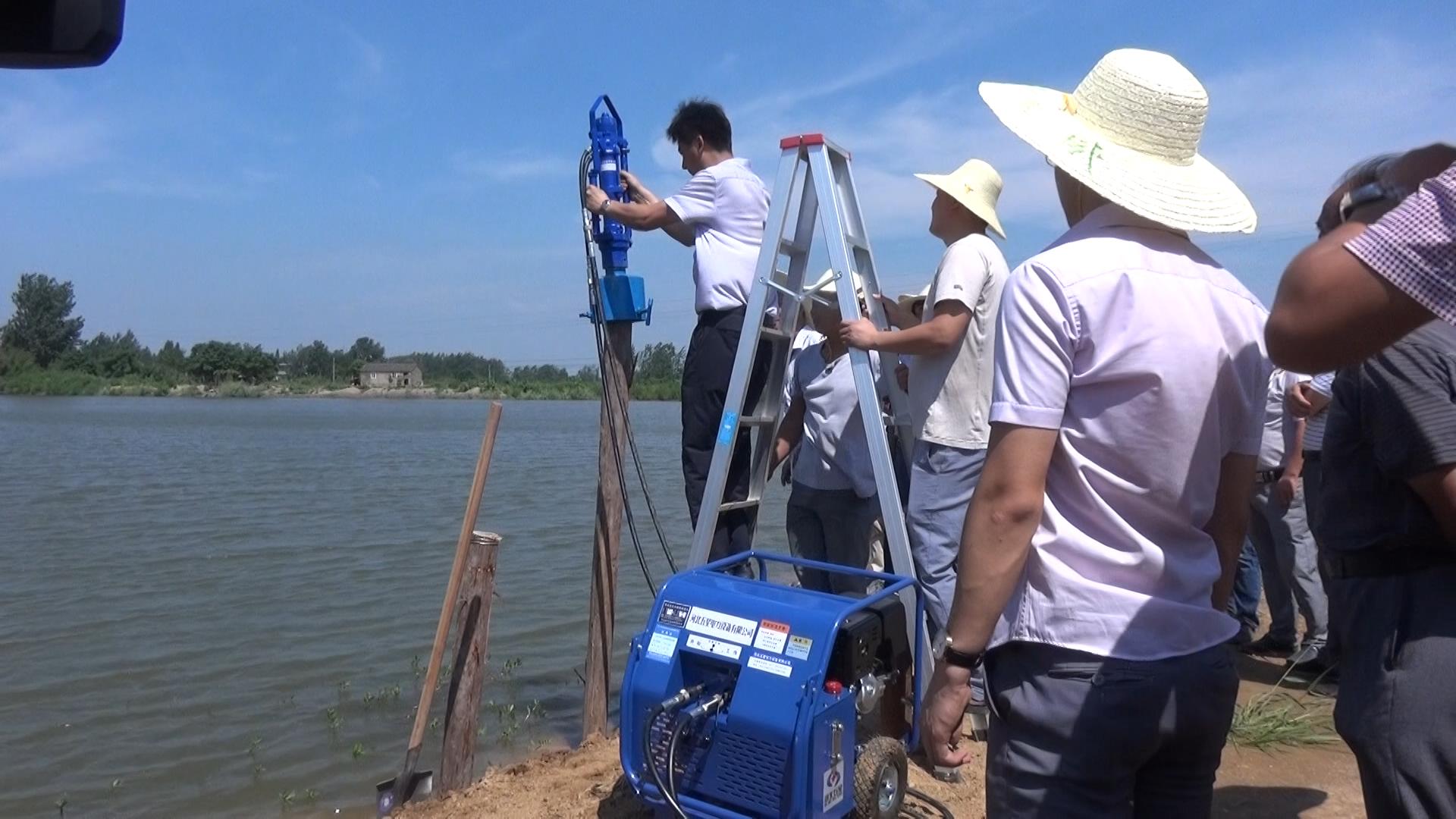 WX-200型应急防汛植桩 抢险汽油打桩机