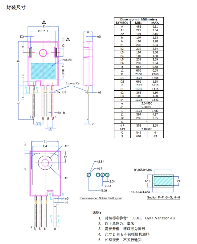 IV1Q12080T4Z-1200V80毫欧SiC MOS