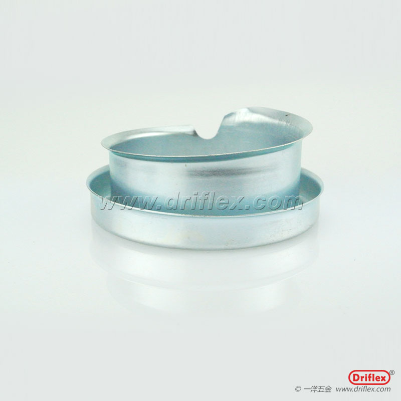 铁镀锌豁口螺纹金属环牙圈接头配件软管护口