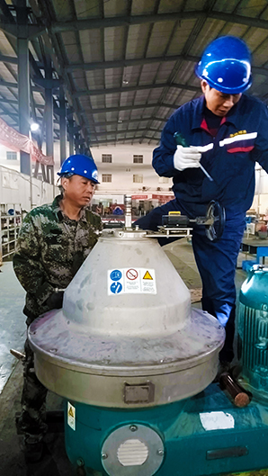 东莞市二手福乐卧式离心机出售济宁华德环保设备服务有限公司