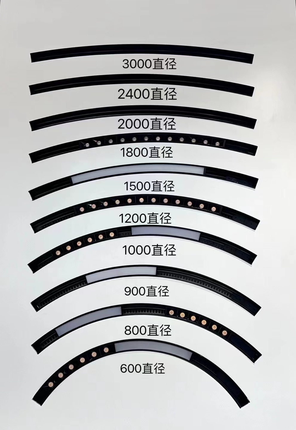 无主灯磁吸轨道灯嵌入式客厅家用磁吸灯暗装明装轨道条led轨道灯配件