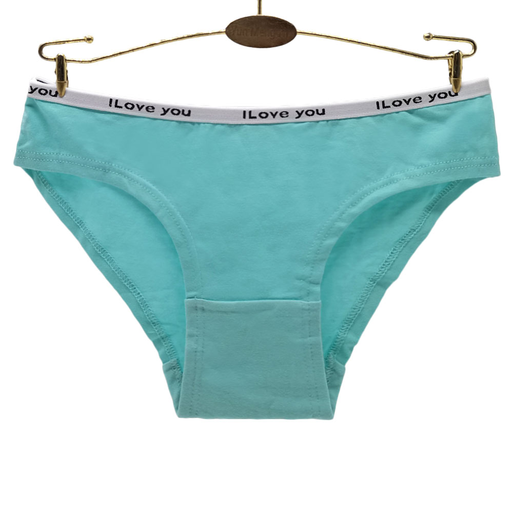 现货跨境棉女士内裤亚马逊货源纯色女式三角裤女短裤批发panties