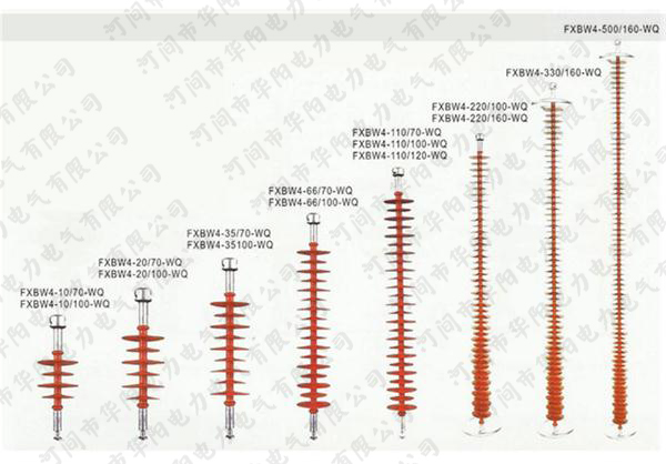 复合棒形悬式绝缘子FXBW-110-100