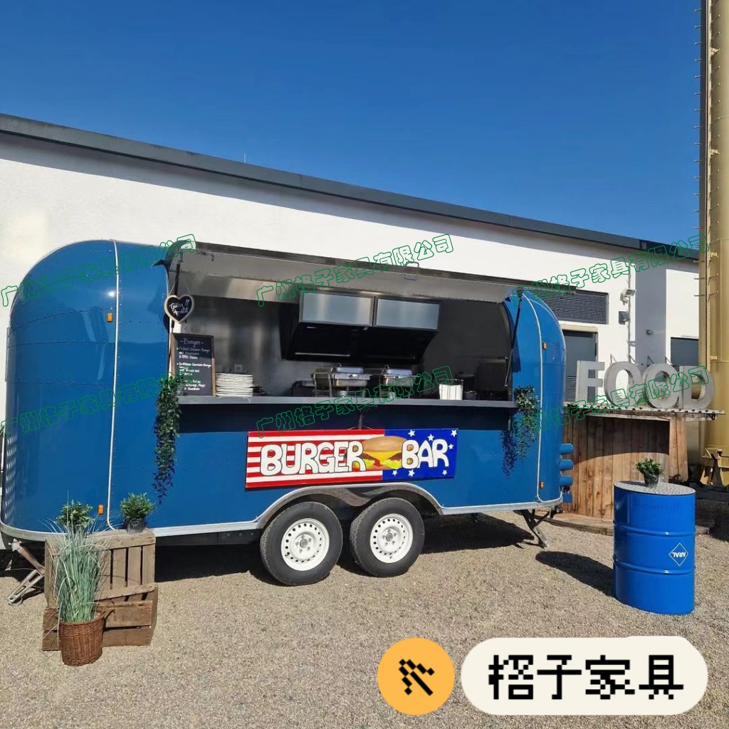 摆摊小推车 烧烤美食餐车 多功能移动餐车