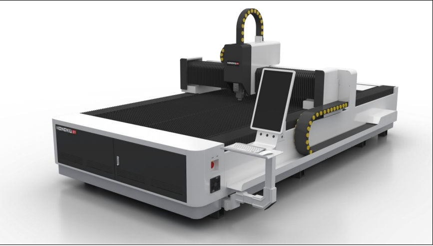 光纤激光切管机打孔切断经济型金属精密管材铝型材激光切割机