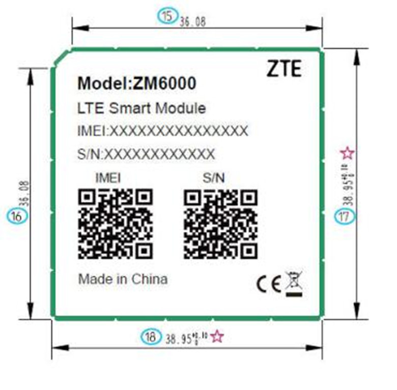 中兴4G模块ZM6000模块