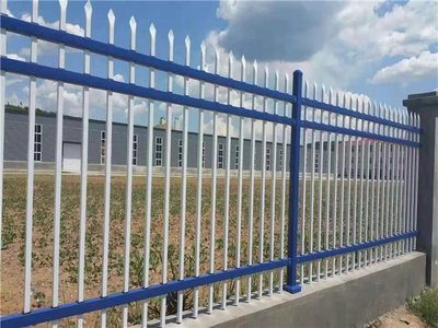 锌钢护栏围墙栅栏铁艺围栏工厂学校小区别墅庭院户外隔离防护栏杆