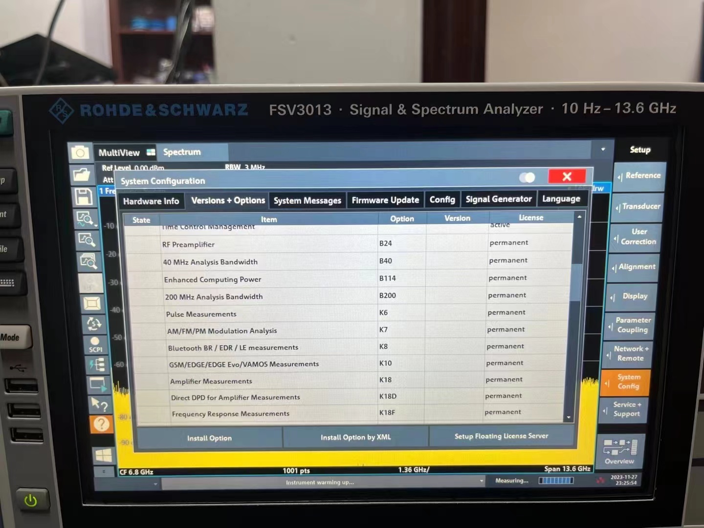 FSV3013矢量信号源使用手册13.6G频率200M带宽