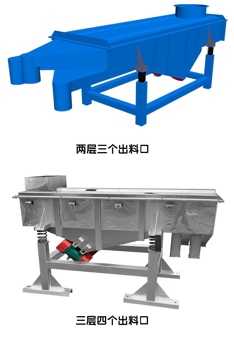 全自动分离筛选分料机 选矿直线振动筛