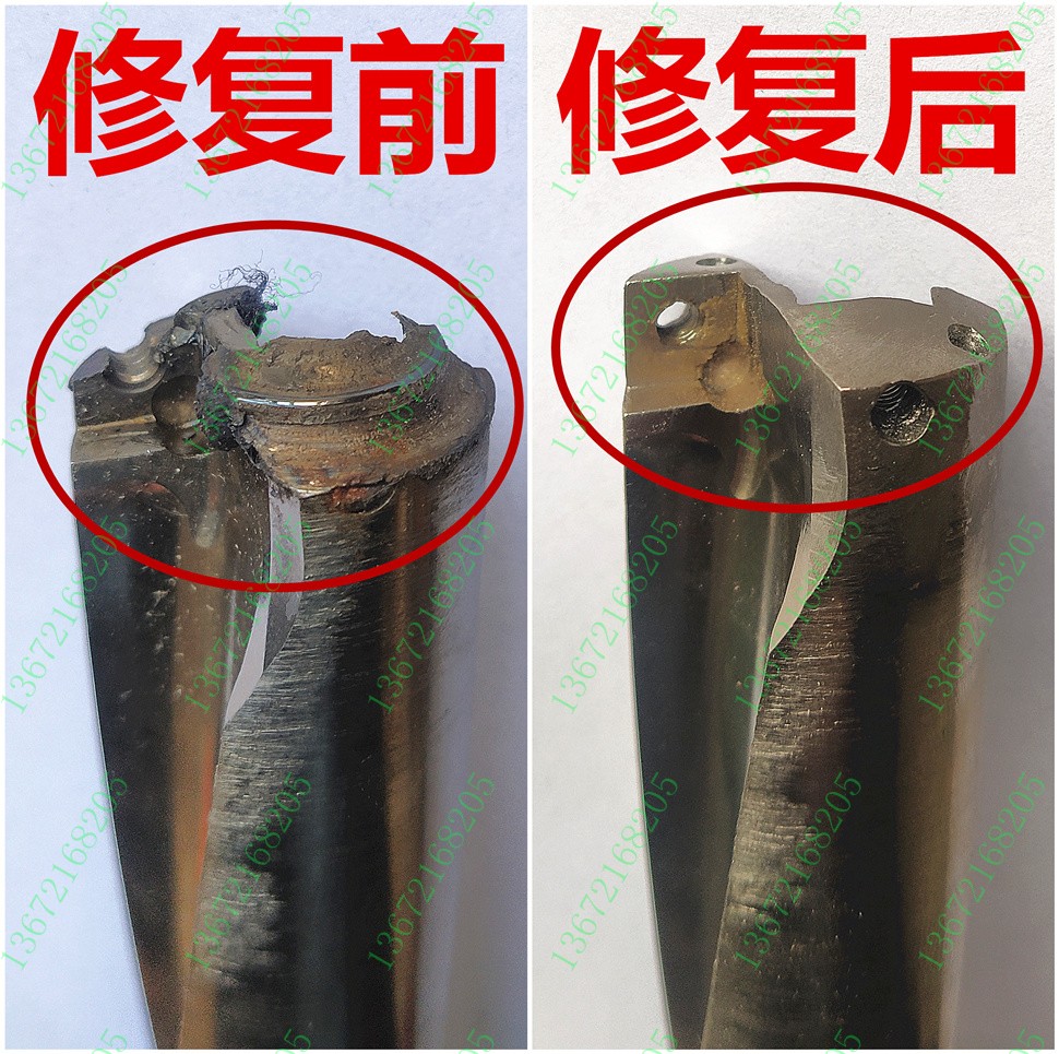 可转位刀具面铣刀盘使用过度坏了修复维修