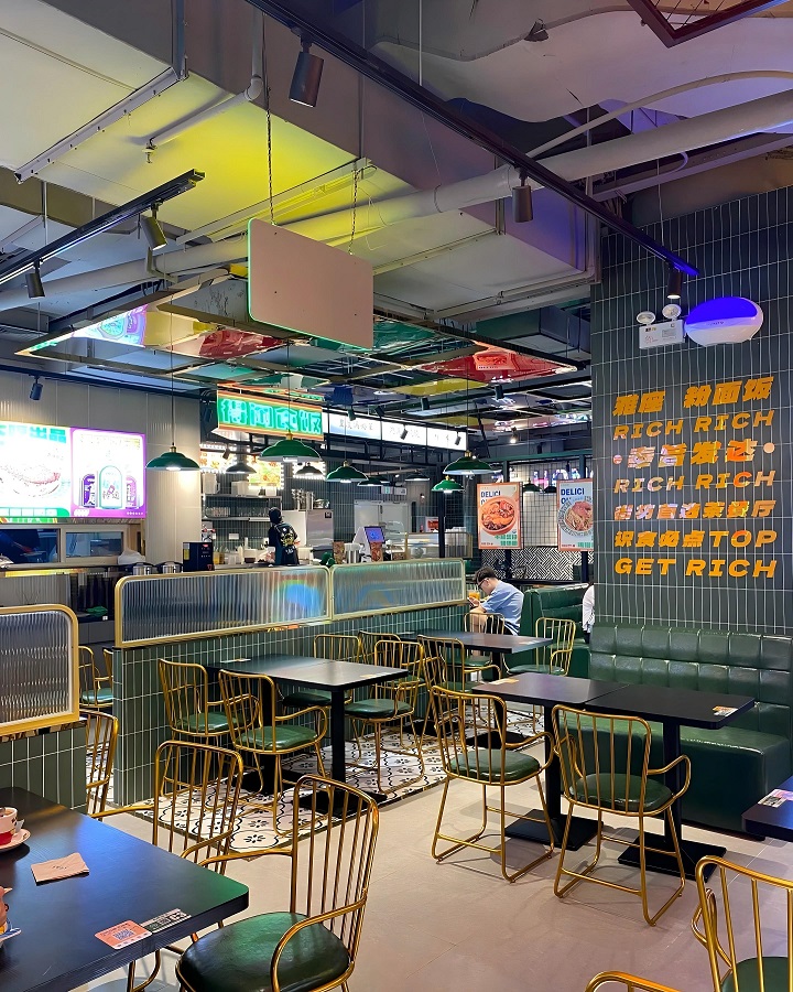 港式茶餐厅家具金属桌椅轻奢卡座家具定制工厂