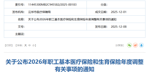 云浮社保调整，云浮医保调整，云浮人力资源外包