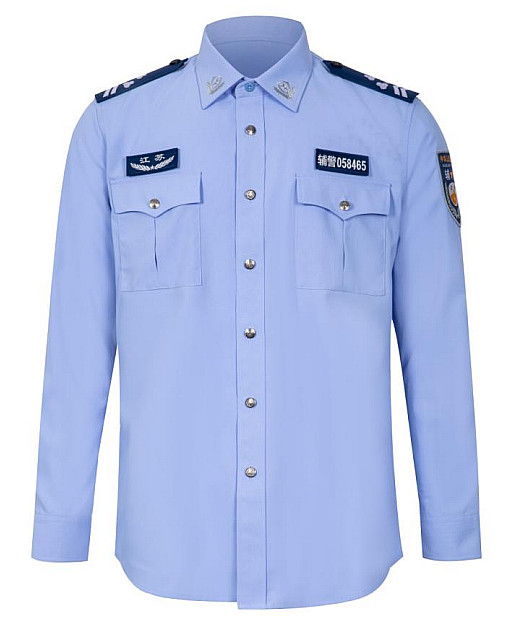 长袖制式衬衣，辅警长袖制式衬衣，辅警文职长袖外衬