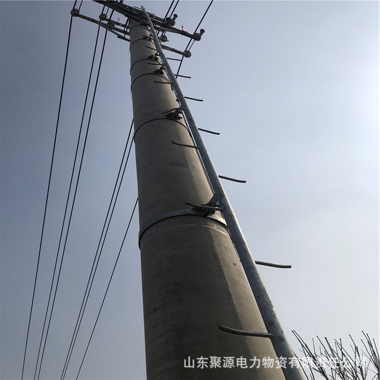 电杆固定攀登工具水泥杆爬梯圆管镀锌爬梯