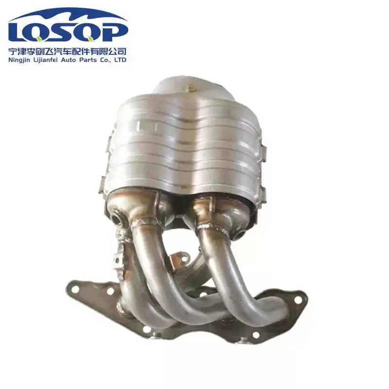 适用三菱戈蓝/格蓝迪/欧蓝德2.4前汽车三元催化器保验车原装精品