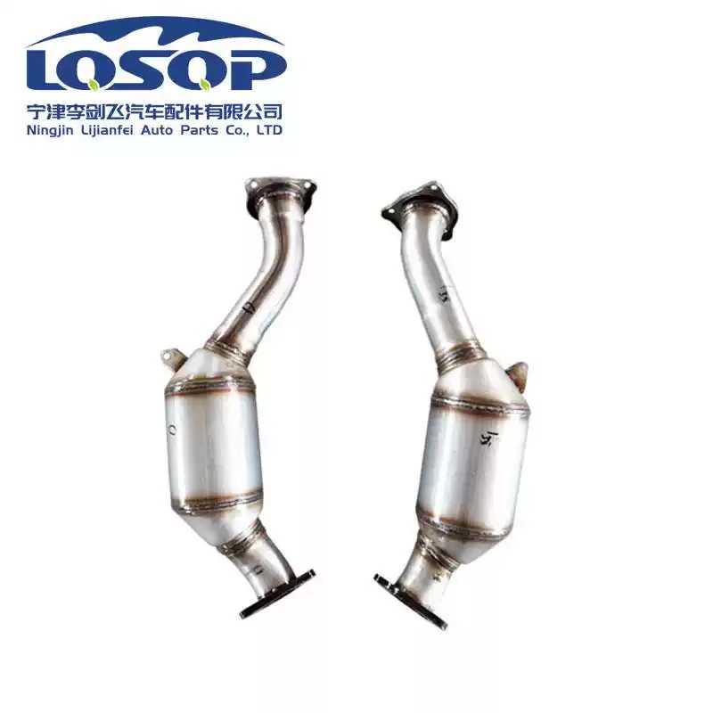 适用奥迪Q7 3.0T途锐三元催化器汽车尾气净化器保年审排气管