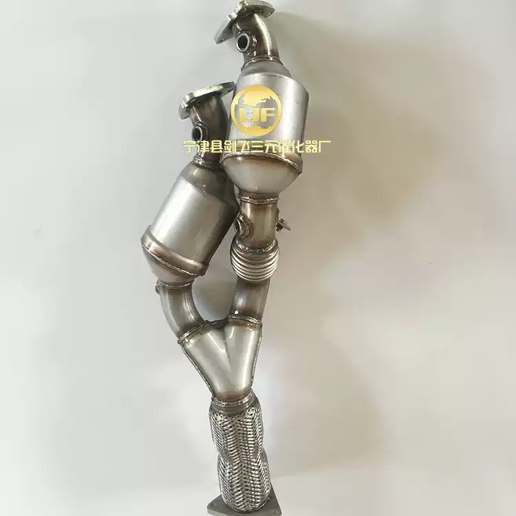 适用于大众途锐3.2三元催化器汽车尾气净化器精品包邮