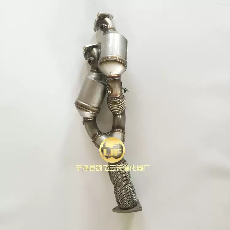 适用于大众途锐3.2三元催化器汽车尾气净化器精品包邮