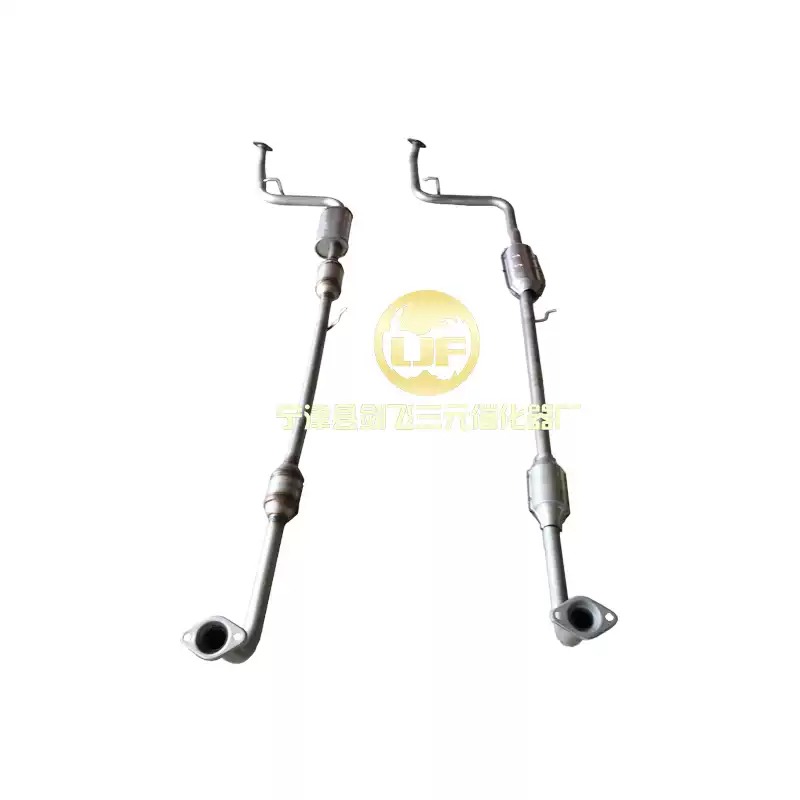 适用夏利N5 N3 四缸三元催化器汽车尾气净化器保年审排气管