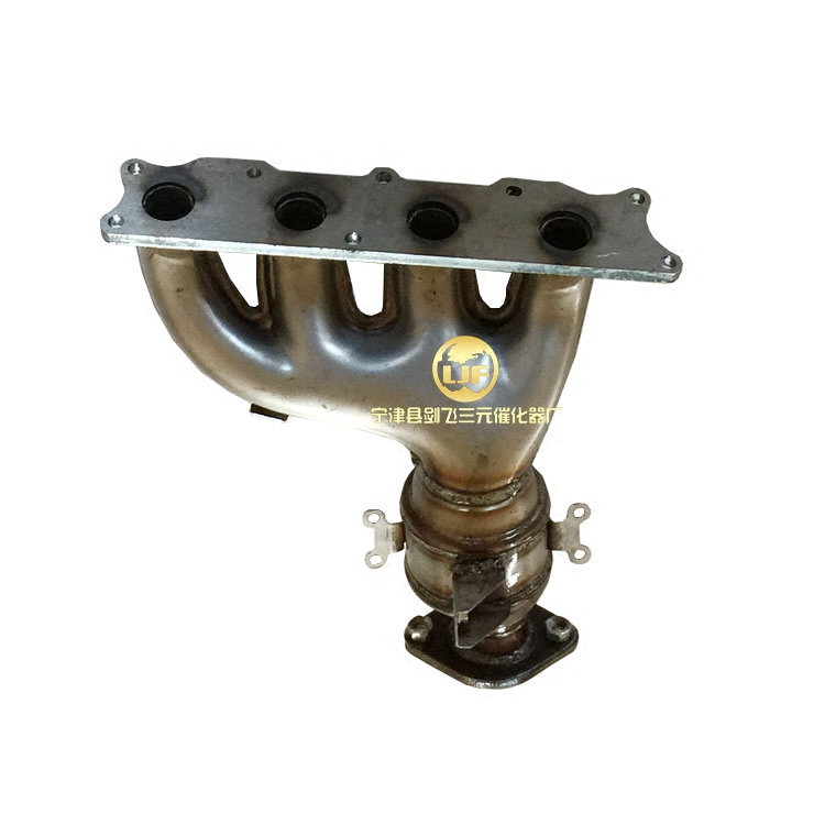 适用于金杯海狮新款前三元催化器汽车排气管净化器保验车精品